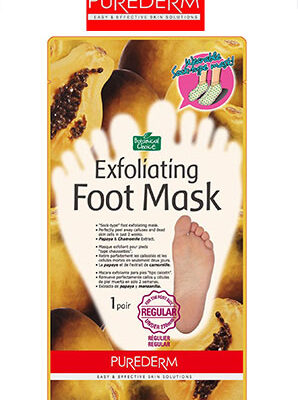 MASCARILLA EXFOLIANTE PARA PIES PUREDERM